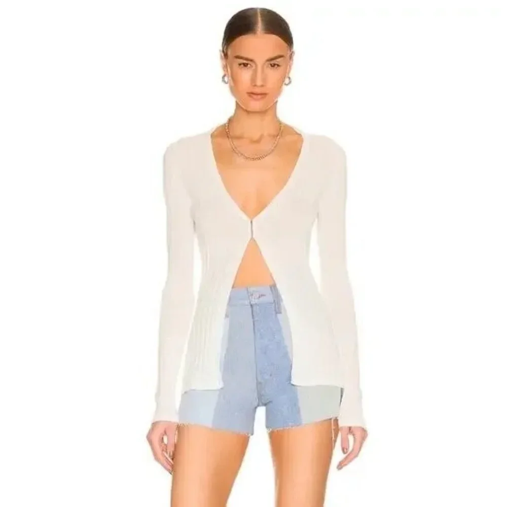 New EB DENIM Upcycled Patchwork Denim Shorts Size 31 - Picture 2 of 6